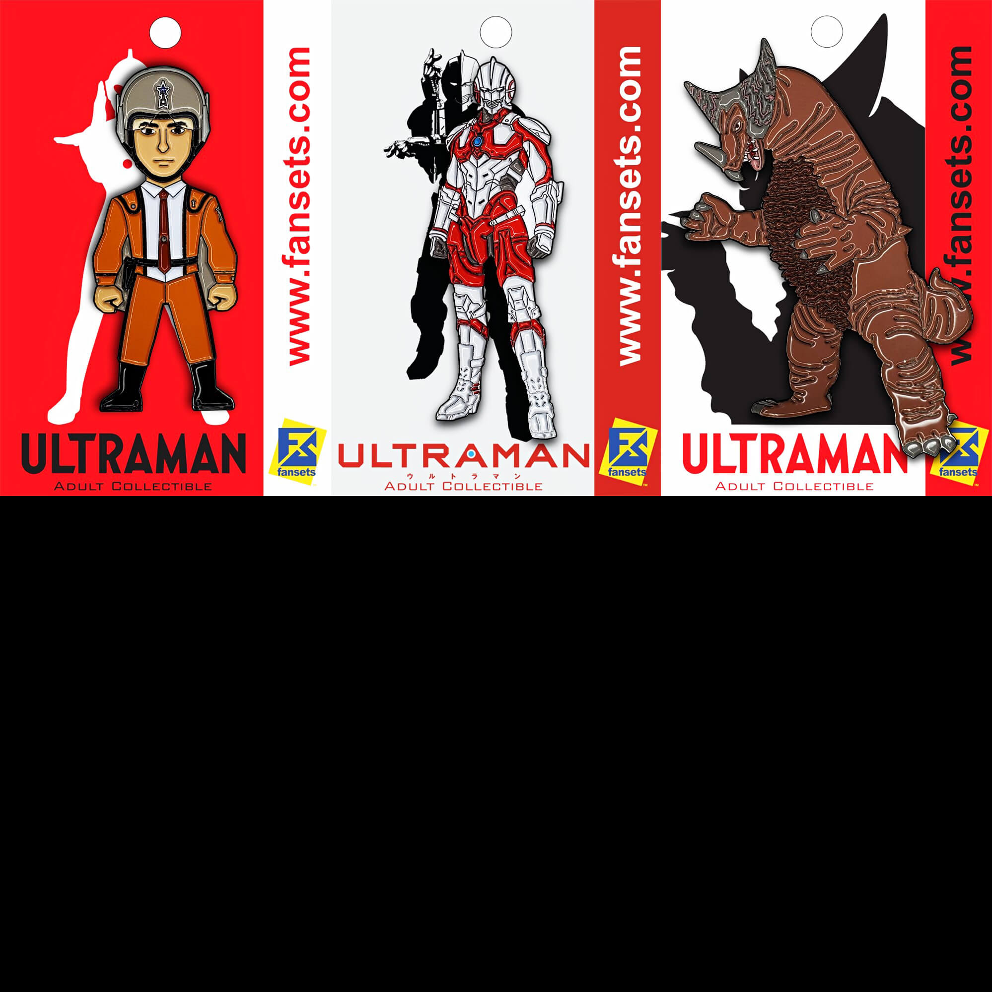 FANSETS BRINGS TOKUSATSU TO AMERICAN LAPELS WITH CLASSIC AND ANIME ULTRAMAN PINS