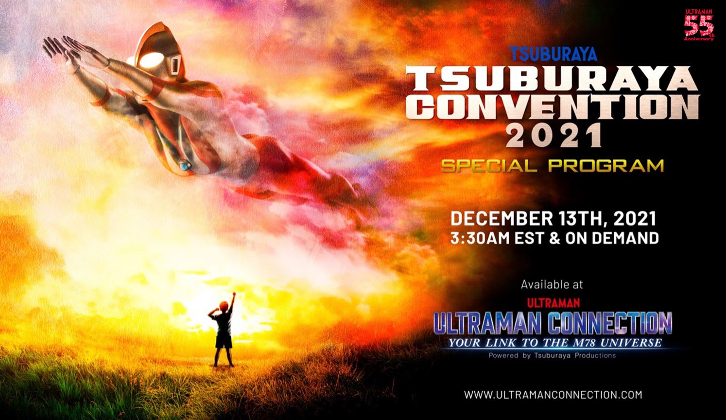 TSUBURAYA CONVENTION 2021 TO PRESENT FREE ONLINE SPECIAL PROGRAM