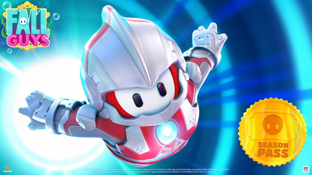 ULTRAMAN Suit from Anime ULTRAMAN Available on Fall Guys as Season Pass Costume!