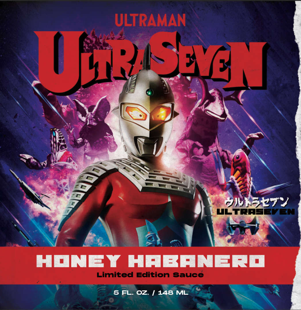 THIS BLACK FRIDAY JADE CITY FOODS GIVES US A TASTE OF ULTRASEVEN HONEY HABANERO SAUCE