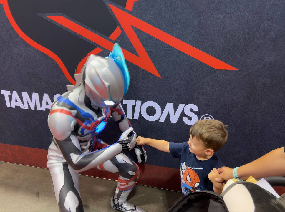 FanExpo Canada: Ultraman Blazar at the Bandai Tamashii Nations Booth!